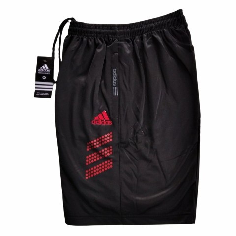 PRIA-LARI-CELANA- CELANA PENDEK PRIA OLAHRAGA GYM FITNES LARI ADIDAS SAKU SLETING - M -CELANA-LARI-