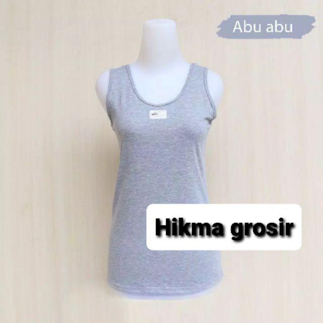 (Pilih warna)Tengtop Lutty tali besar.super soft-Abu-abu