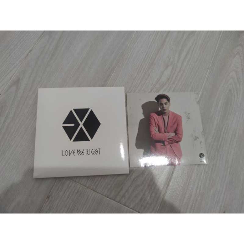 EXO Kai Jongin Album dan Sticker Love me right romantic universe LMR RU japan official