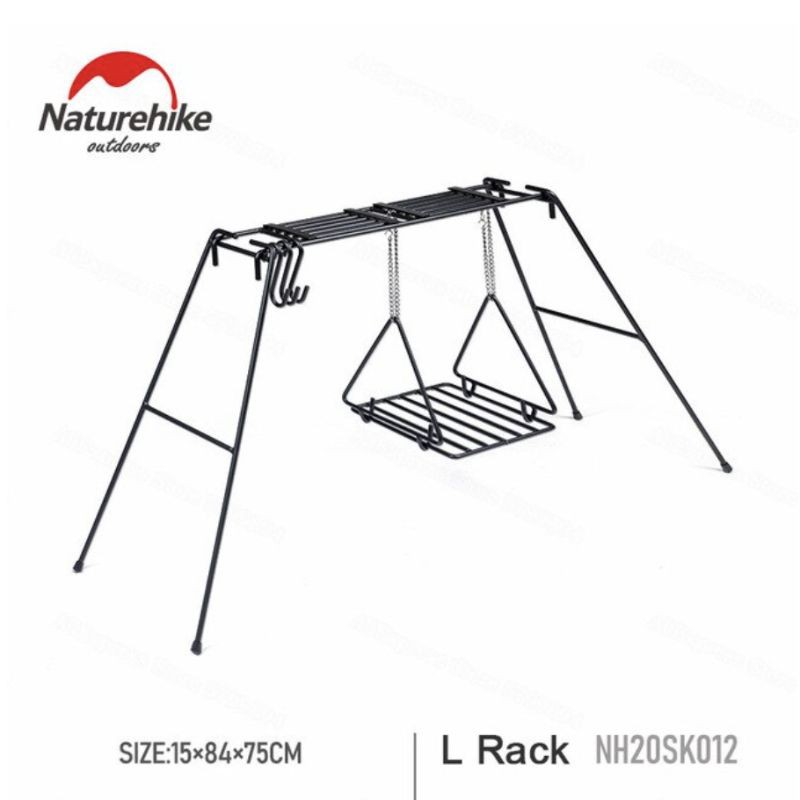 RAK BESI NATUREHIKE NH20SK012 // FOLDING RACK CAMPING GLAMPING