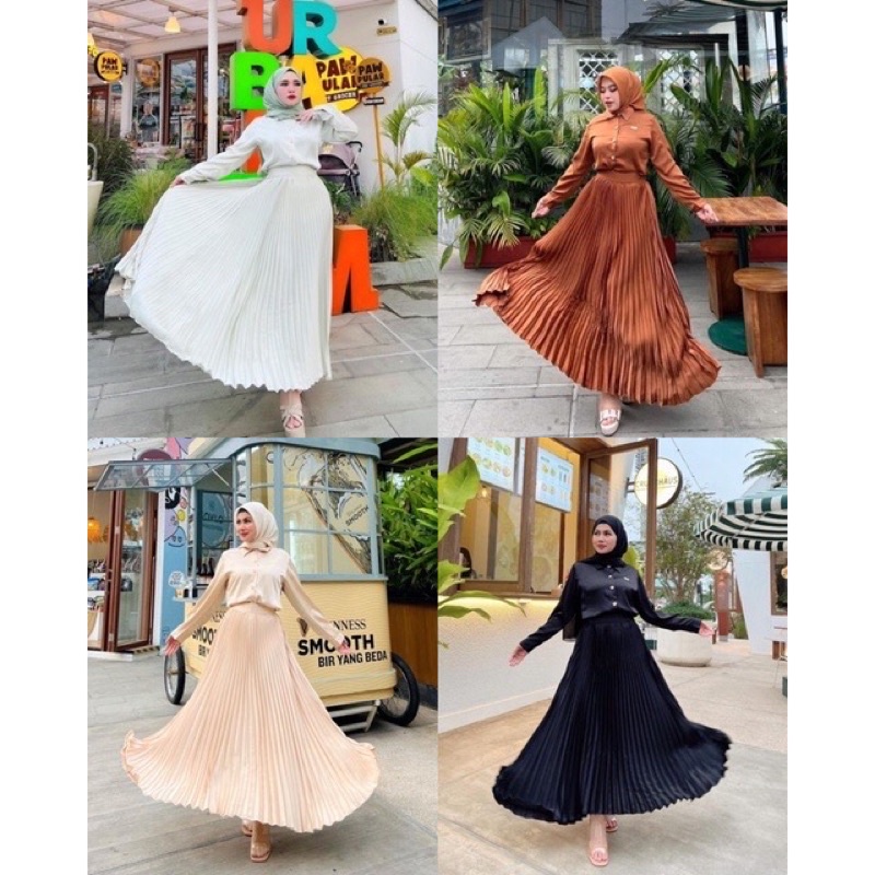 ONE SET ROK PLISKET BY SHELLASAUKIA ORIGINAL