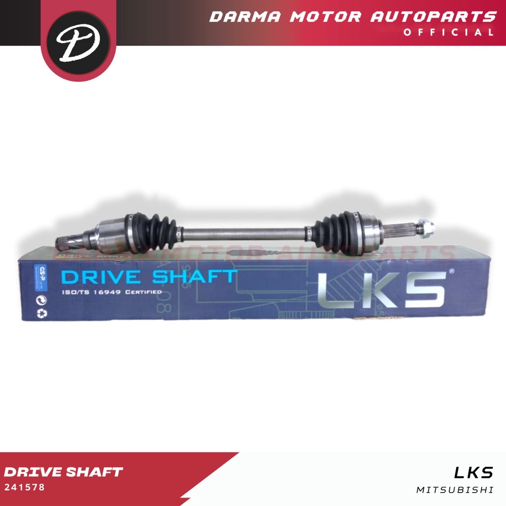 AS RODA DRIVE SHAFT MITSUBISHI MIRAGE 2014-2017 AT MATIC  KIRI LH LKS