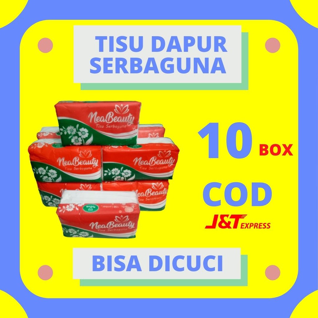 TISSUE TISU DAPUR SERBAGUNA NEA BEAUTY ISI 10 BOX