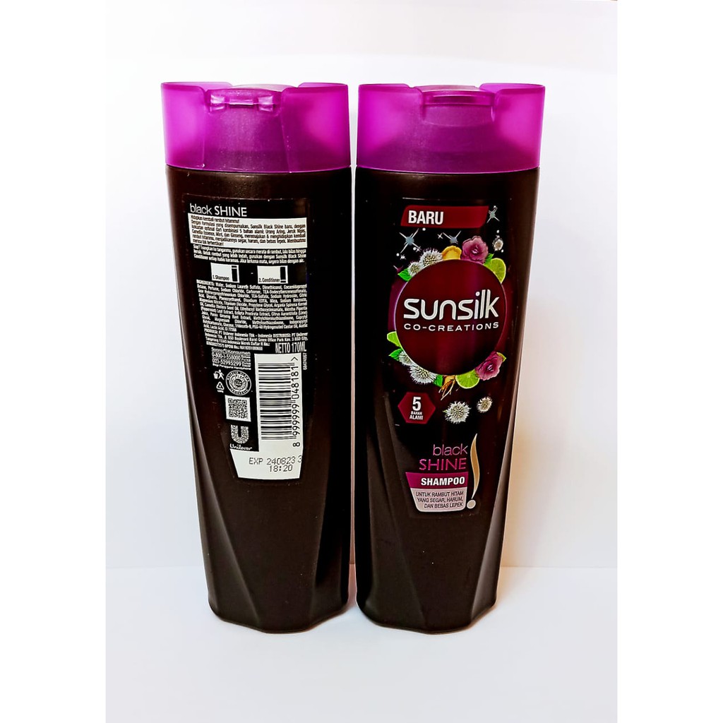 Sunsilk Co-Creations Shampo Black Shine 170 ml