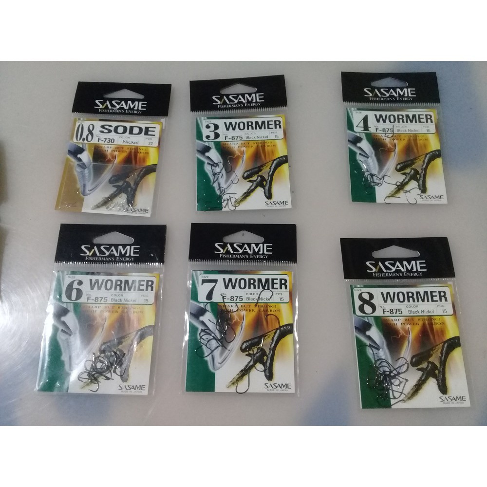 Mata Kail Pancing Sasame Wormer dan Sasame Sode Omah Pancing shop