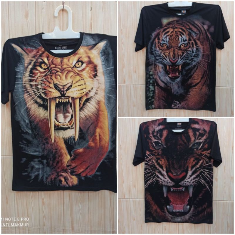 KAOS TSHIRT MACAN TIGER DISTRO PREMIUM