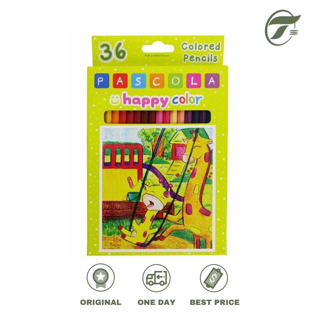 

PENSIL WARNA HAPPY COLOR 36 PASCOLA STANDARD