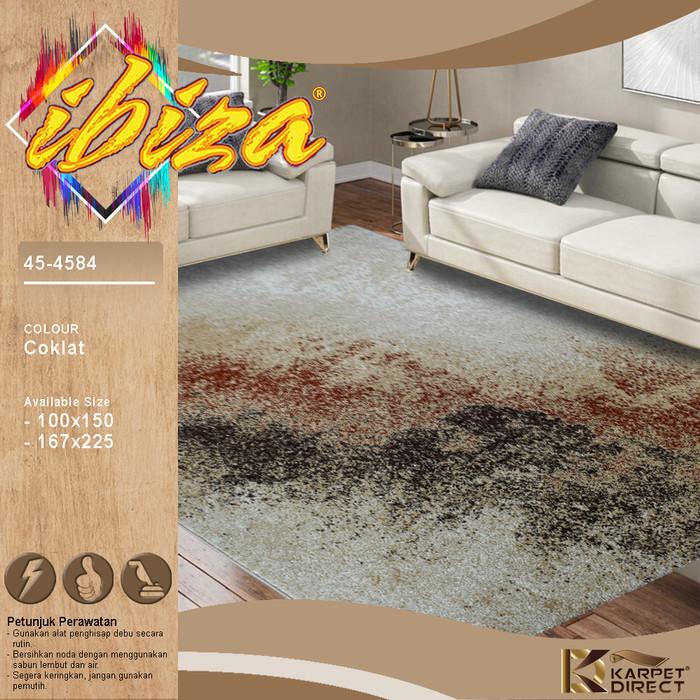 Karpet | [Karpet Direct] Ibiza Karpet (Coklat) 100X150 Cm - Kode 45-4584