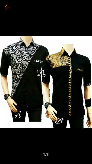 Batik Dolby Dolbi Dobby Doby Tenun Sutra Tulis Katun Atbm Baron Sarimbit Couple Pkl Hem Sogan Srg309