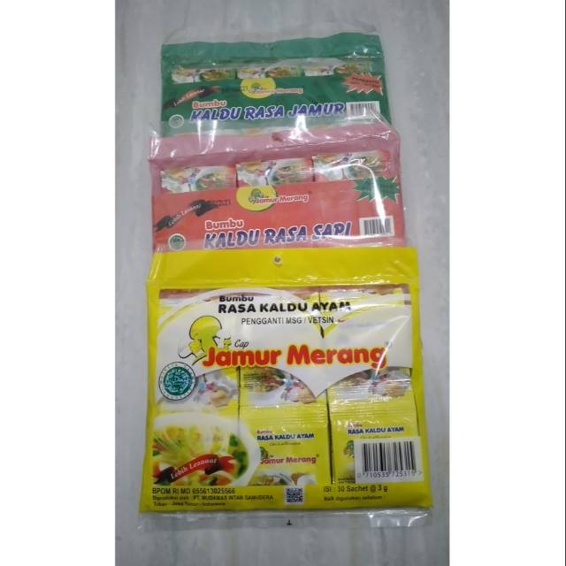

Jamur Merang Penyedap Herbal Kemasan sachet kecil