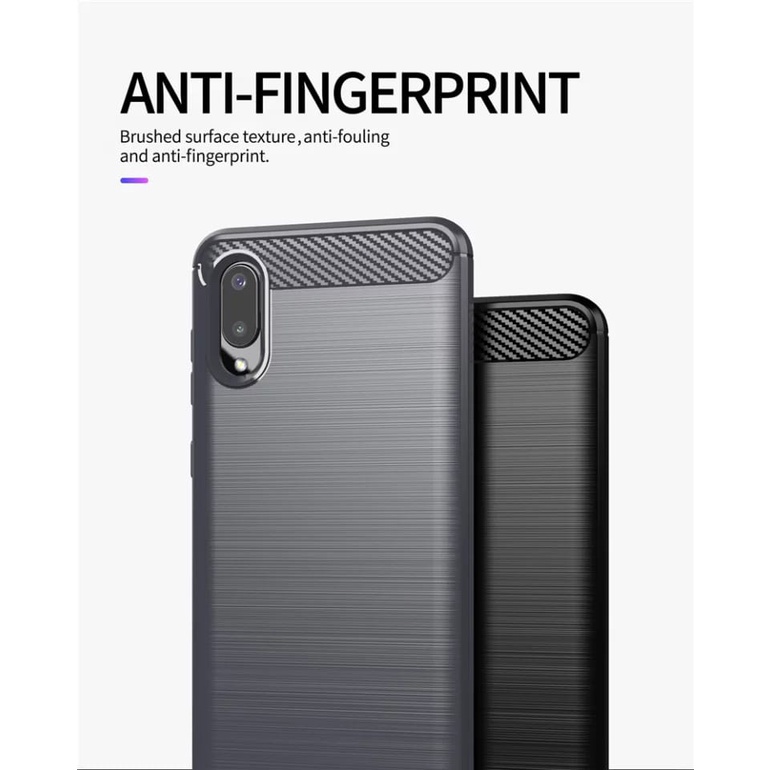 Case Ipaky Carbon Fiber Samsung Galaxy A02  Ultra Slim Ipaky Carbon Premium Softcase Samsung A02