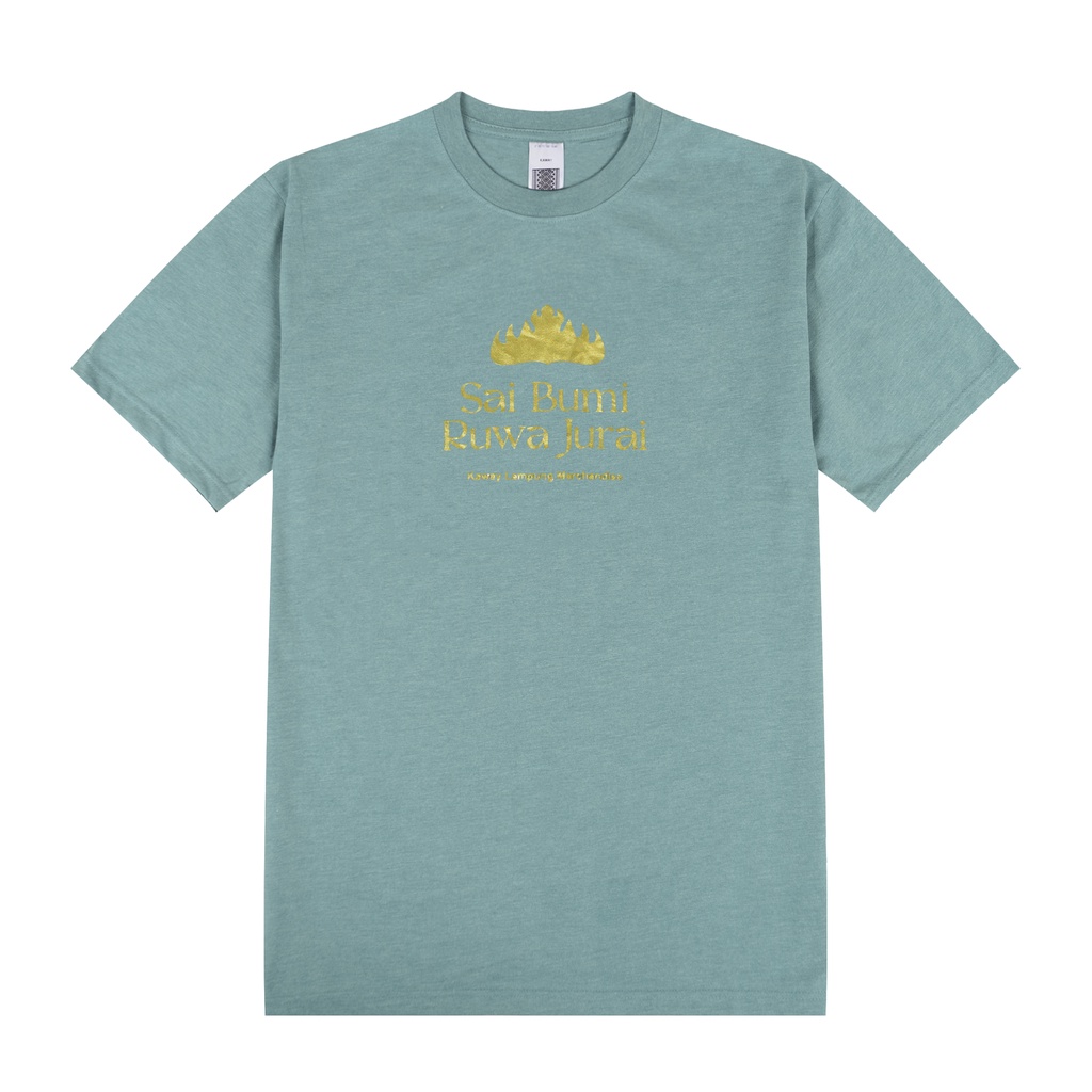 Kaway T-shirt SAI BUMI GREEN FOIL