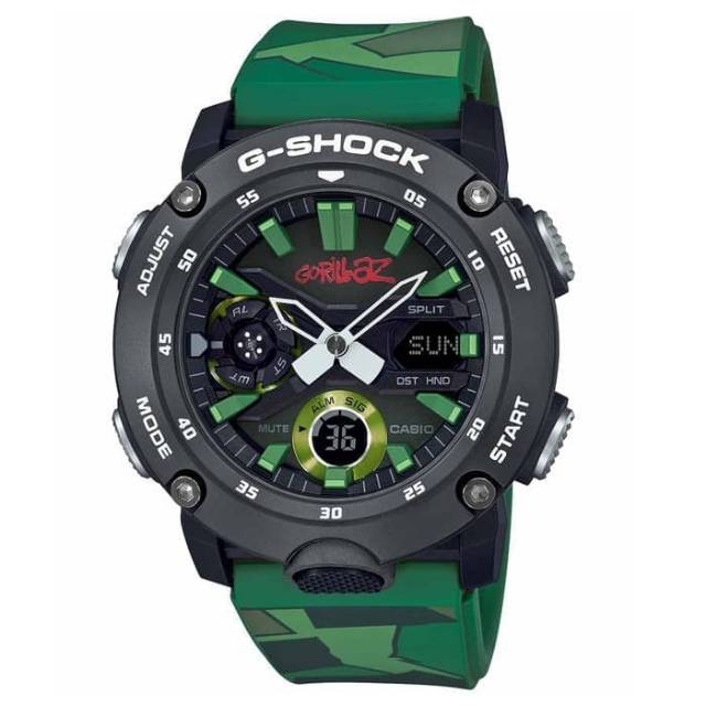 Casio G-Shock GA-2000GZ-3ADR - Jam Tangan Pria - Limited Gorillaz