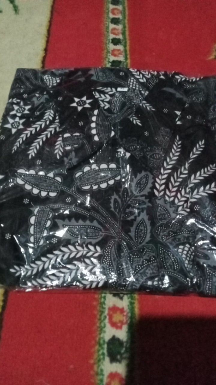 Kemeja Batik Lengan Pendek Manggarabu Batik Full Print Dewasa M L Xl Xxl