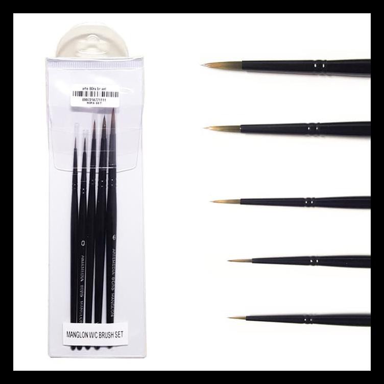 

BANTING HARGA ARTE MANGLON WATERCOLOR BRUSH SET / KUAS CAT AIR PERALATAN MELUKIS MURAH MERIAH