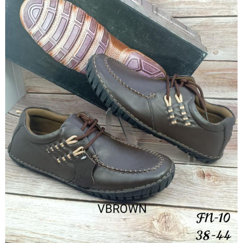 Sepatu kulit asli pria dr mocc FN 10