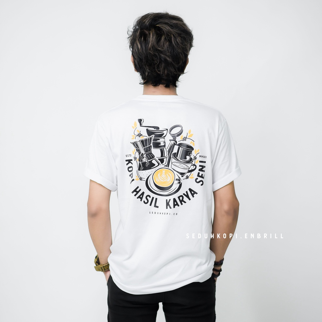 Kaos kopi, kopi Hasil karya Seni