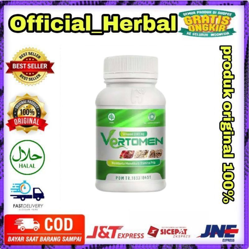 Vertomen Original Vertomen Asli Suplemen Herbal Penyubur Sperma Asli Terbaik