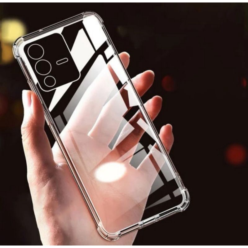 Original Soft Case Vivo V23 5G V 23 5g Case Clear Bening Airbag Casing Cover Anti Crack Camera Prote