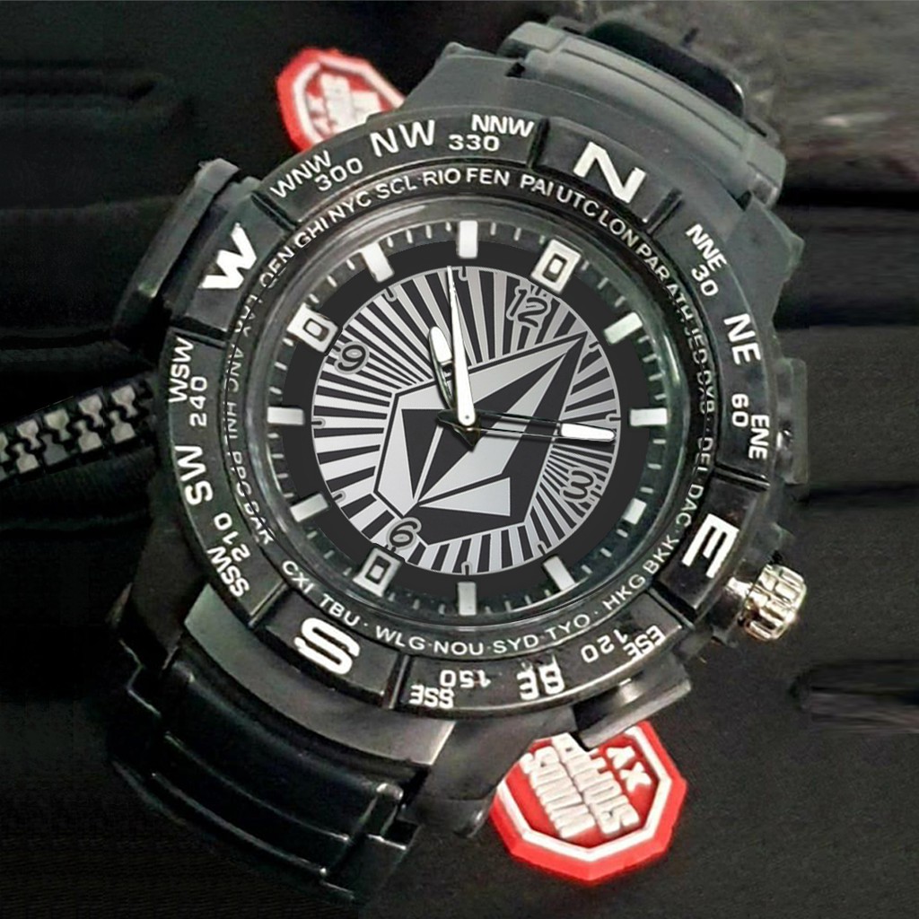 (EXCLUSIVE) Jam Tangan VOLCOM motif 1 Sport Bagus