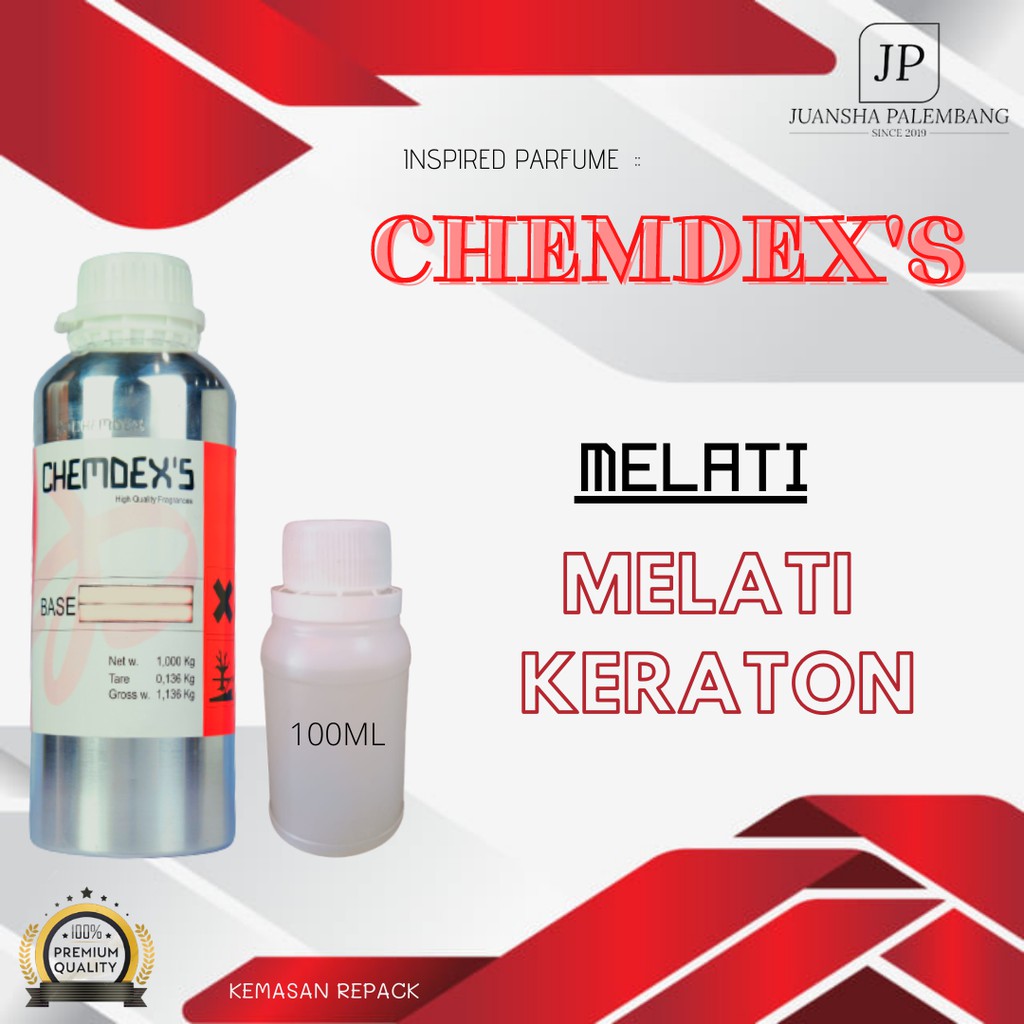 BIBT PARFUM MURNI | MELATI / MELATI KERATON | CHEMDEX | REPACK | 100 ML
