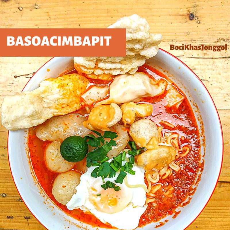 

Baso Aci Mbapit varian Ayam Mercon
