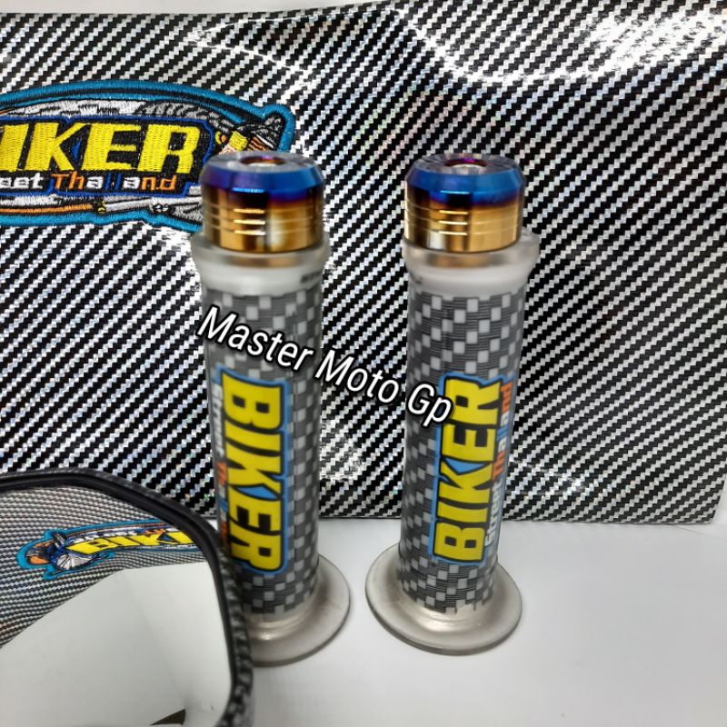 Paket  karbon Twotone vario110 - Beat - Scoopy karbu Spion Standar Beat xblue kulit jok handle grip