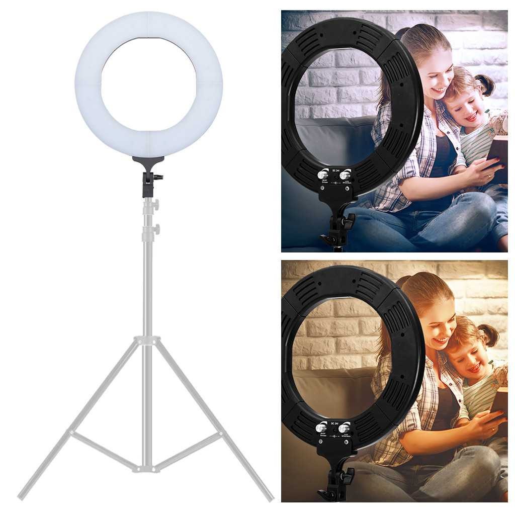 Ring Light LED Kamera 65W 336 LED 12 Inch Tripod DSLR Cincin Cahaya Perlengkapan Photo Studio