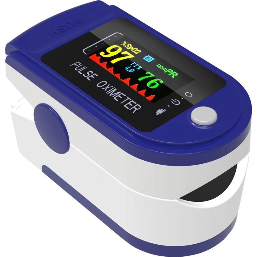 Fingertip Pulse Oximeter Alat Ukur Kadar Oksigen Dalam Darah Mengukur Detak Jantung Pengukur Oksigen