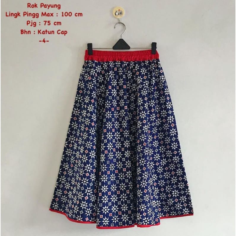 Rok batik cap 7/8 katun halus