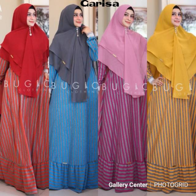GARISA DRESS NEW COLOUR Original By Bugio Clothing. Gamis daily wear kekinan sporty superr adem nyam