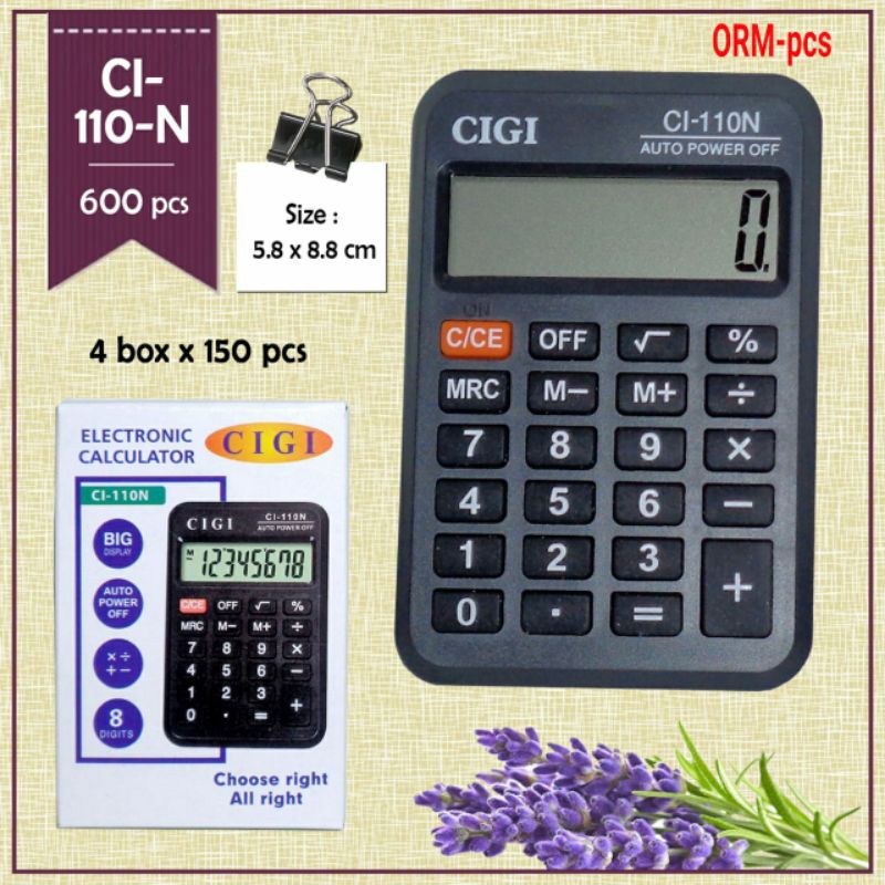 

Kalkulator 8 Digit CIGI 110N