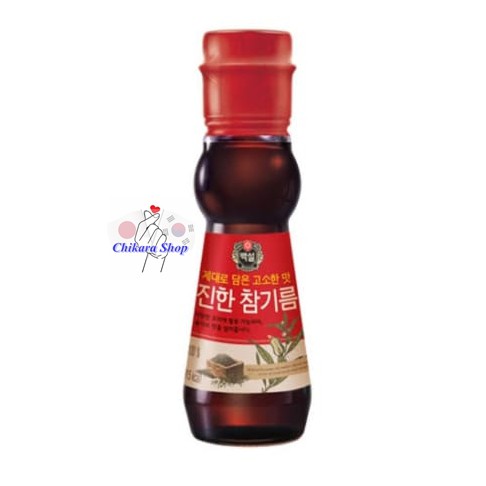 

Korean Premium Sesame oil Beksul Cj / Minyak Wijen Korea 110 ML