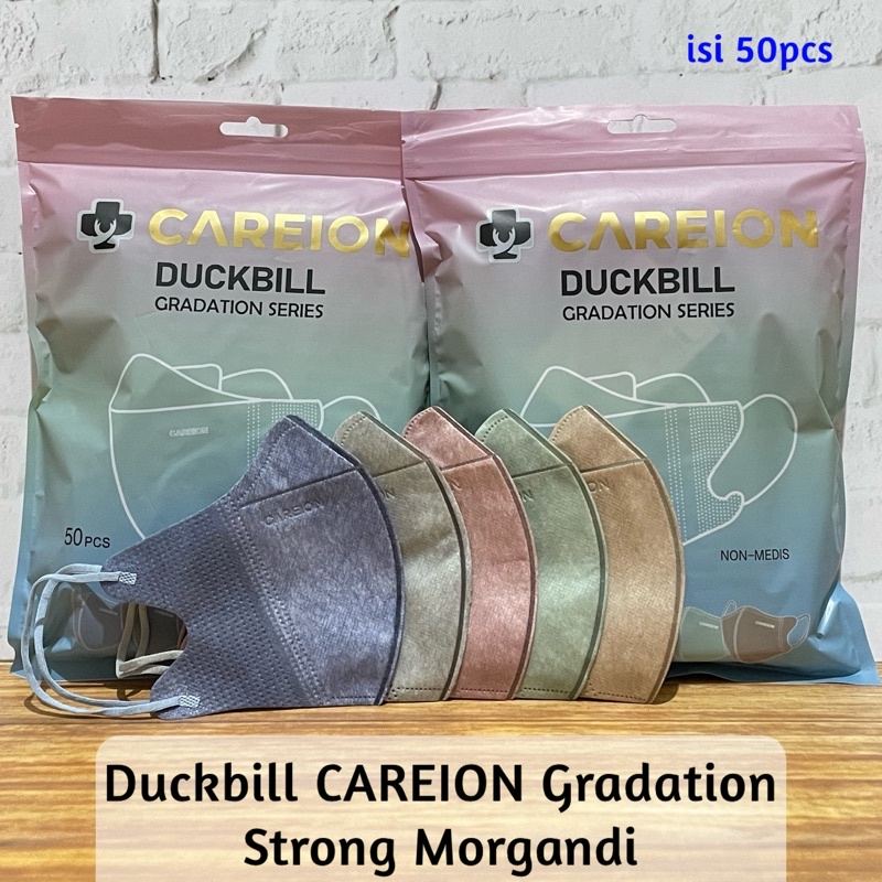 Masker DUCKBILL CAREION GRADATION Series isi 50pcs - Kemenkes