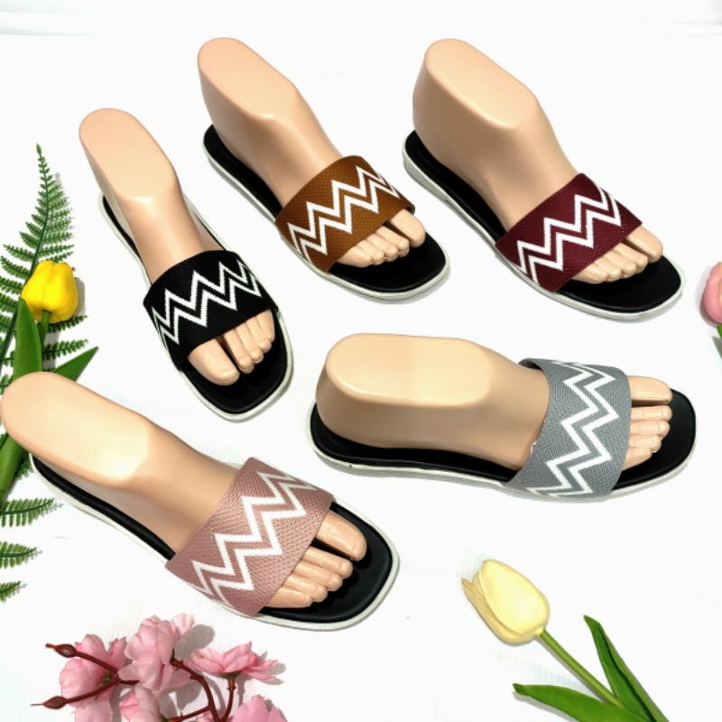 sandal wanita rajut import terbaru Felonie Wi 01. sandal wanita murah.