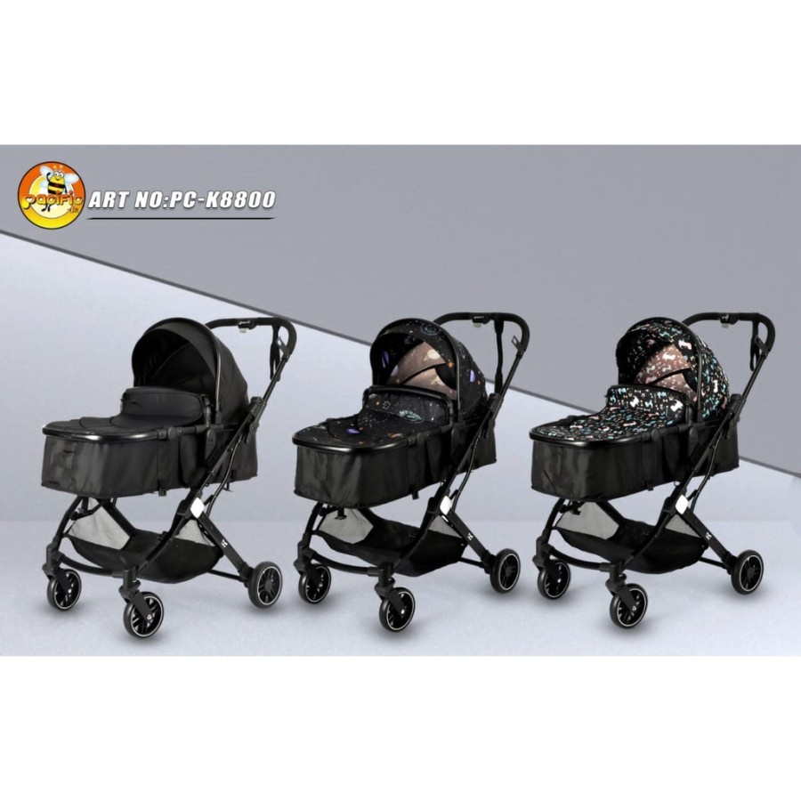 Stroller Pacific K8800 2in1 Bisa Hadap Ibu Kereta Bayi Pasific