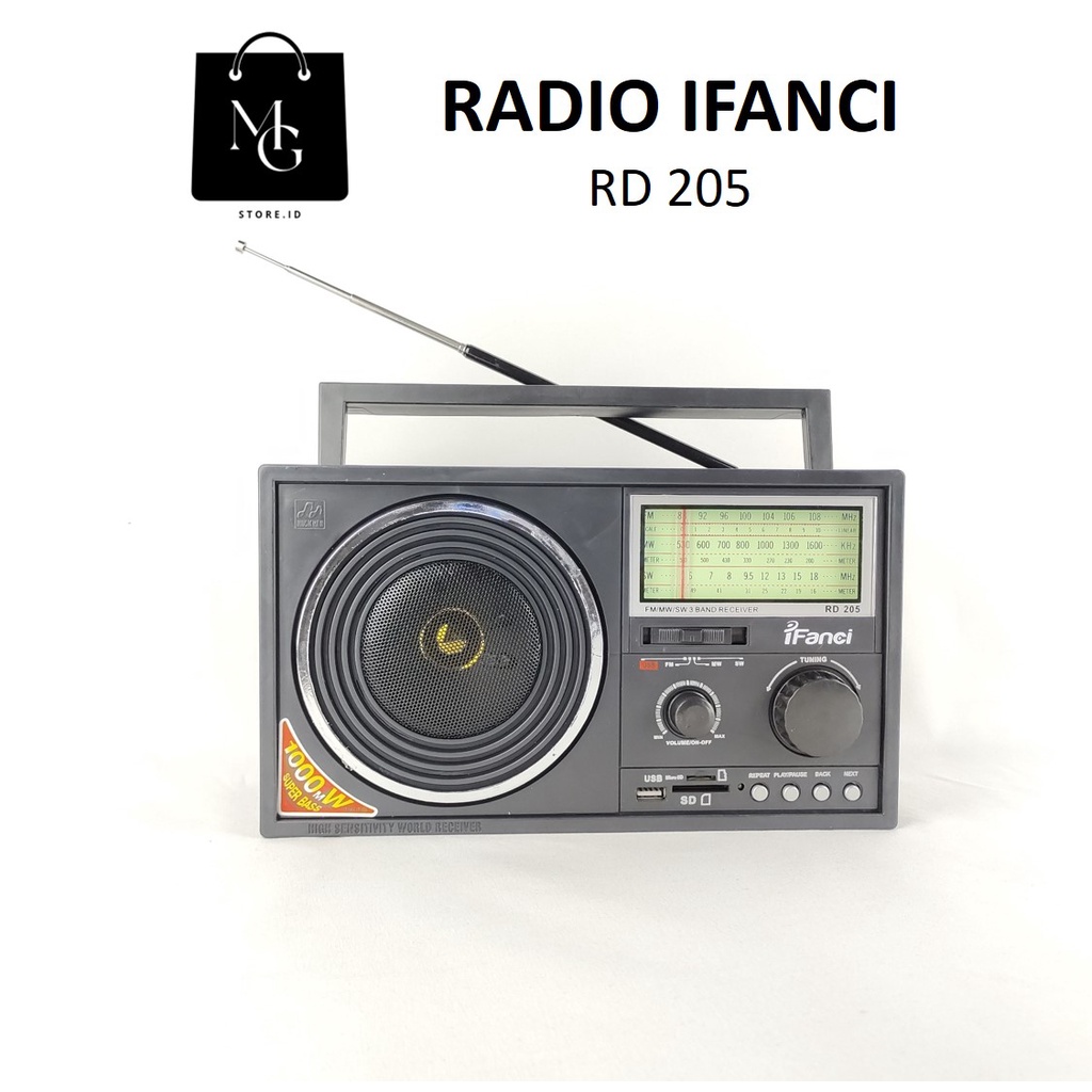 SPEAKER RADIO ANTENA IFANCI RD 205 FM/MW/SW