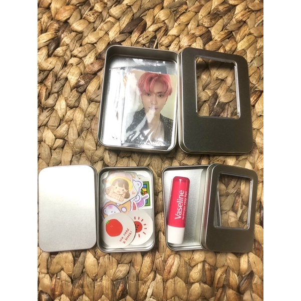 TEMPAT PENYIMPANAN PHOTOCARD/ TIN CASE/STICKER/KEYRING/TIN CASE CHANYEOL