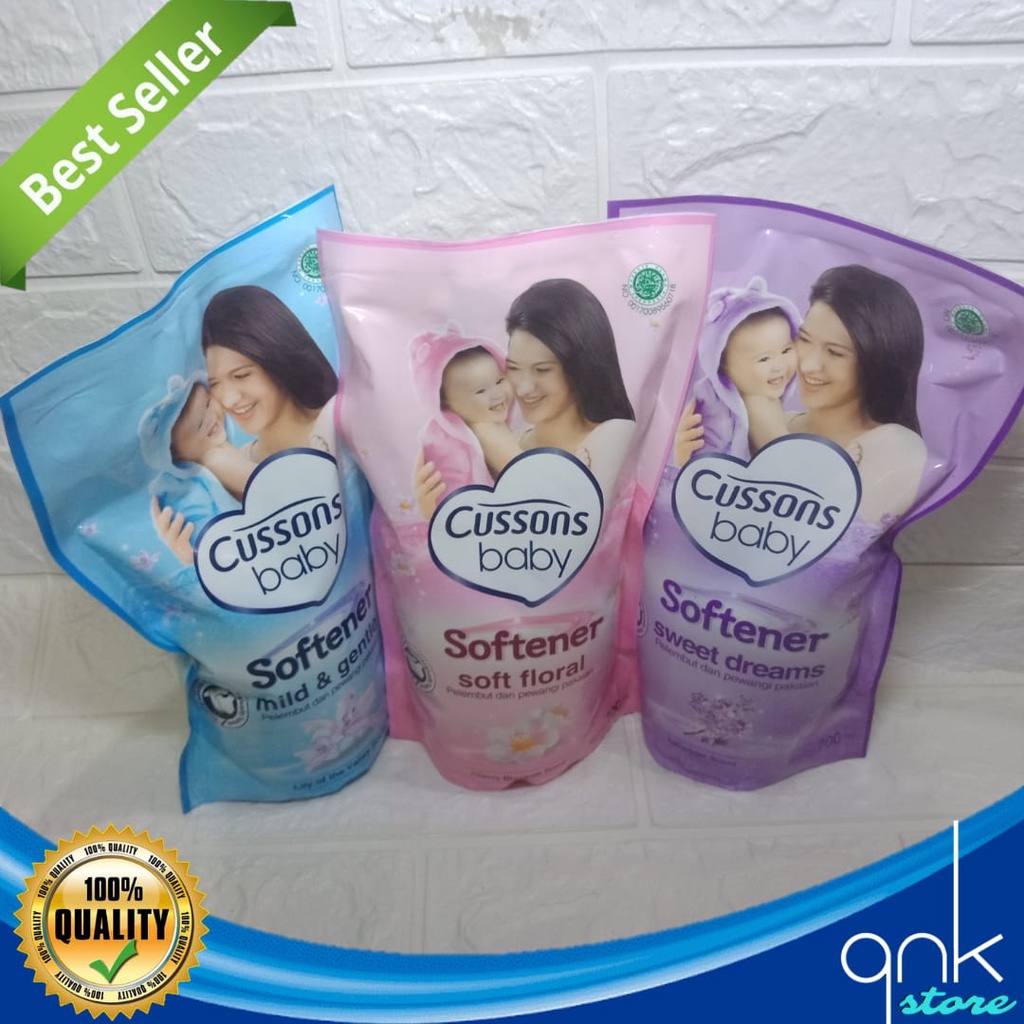 Cussons Baby Softener 700ml REFILL Cussons Mild &amp; Gentle Cussons Soft Floral Cussons Sweet Dreams Pelembut Pewangi Pakaian Bayi 700 ml Kemasan Terbaru