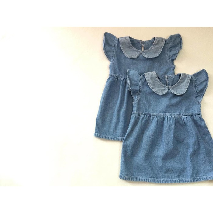 CARVA atasan anak Dress Tulip lova Anak Soft Jeans Premium TERLARIS DAN TERMURAH 1-6 Tahun