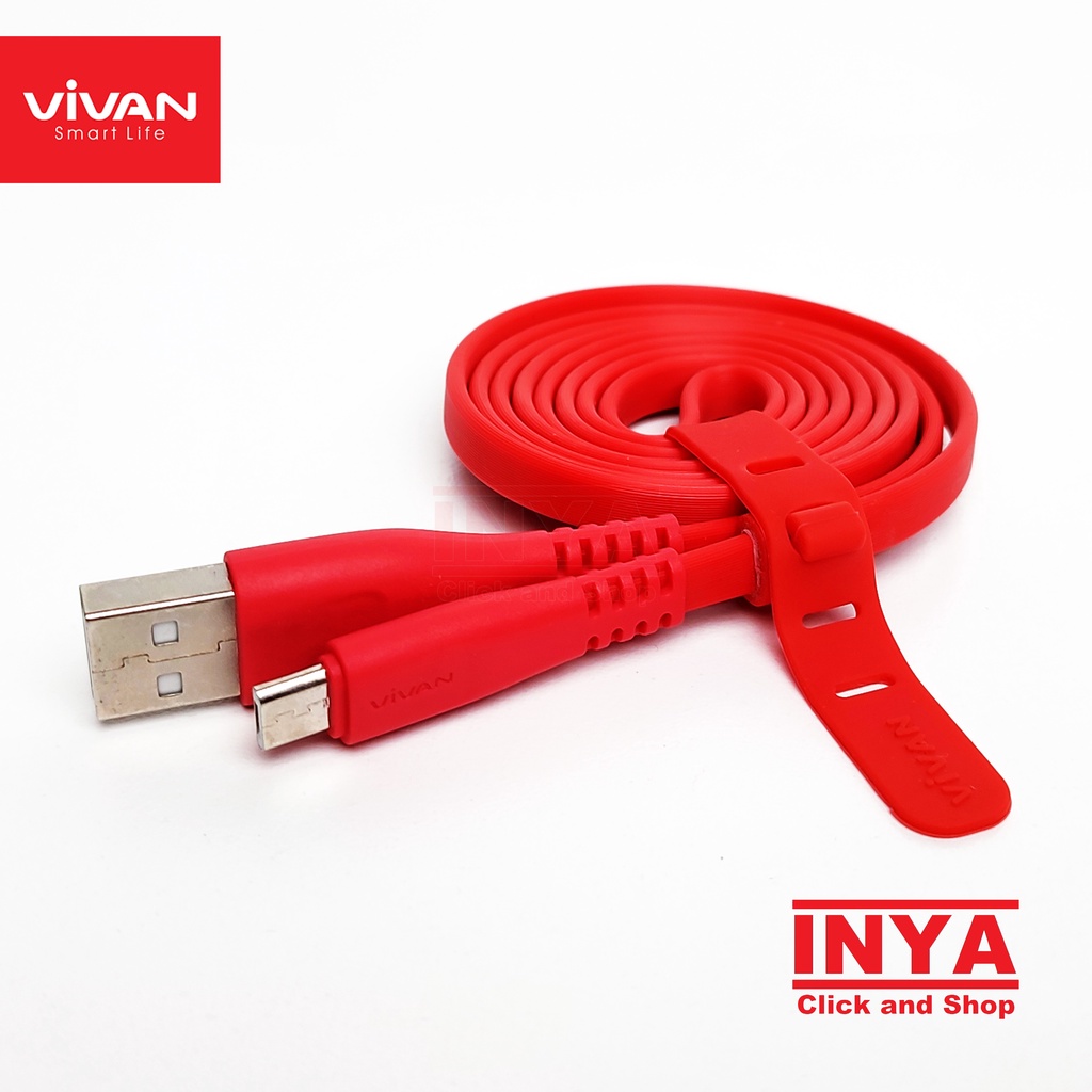 VIVAN MICRO USB 2.1A DATA CABLE 100cm - Kabel Data