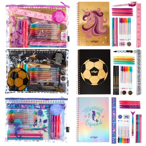 

SMIGGLE Stationery Kit Pencil Case Gift Pack Set Dino / Unicorn / Ice cream