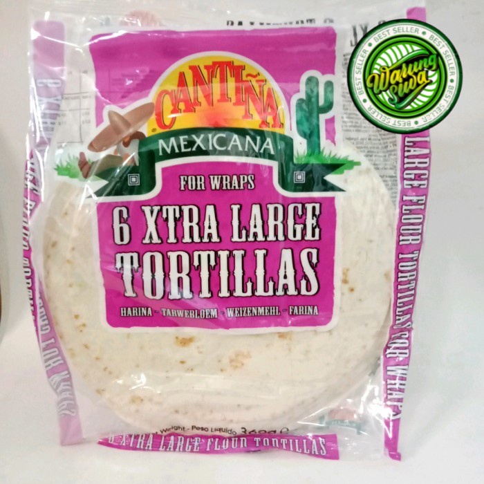 

CANTINA MEXICANA 6 EXTRA LARGE TORTILLAS 360 GR