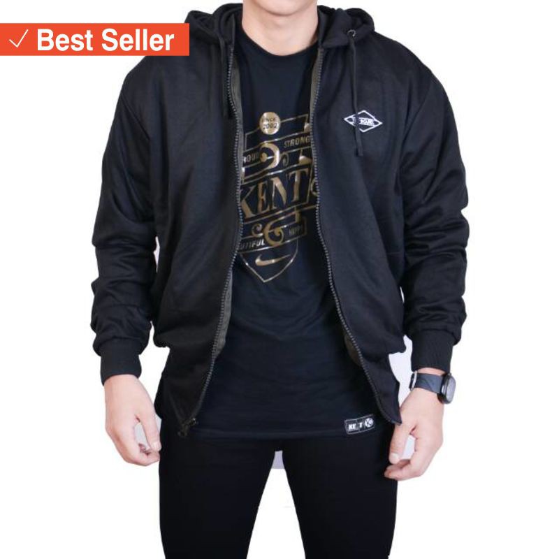 BOMBER PRIA WANITA STYLE MODERN HITS / Kent Jaket Bomber Pilot 2in1 Lightning Green Army