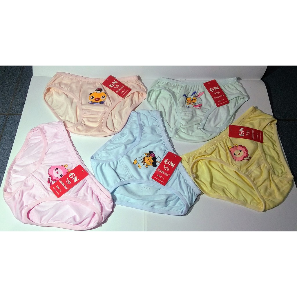 6 Pcs Celana Dalam Anak GOLDEN NICK 1188 / 1189 | CD GN Anak Perempuan