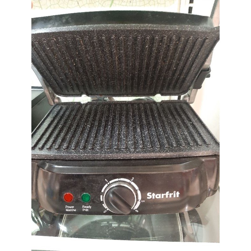 bbq grill pan kompor wajan pemanggang listrik starfrit panini the rock