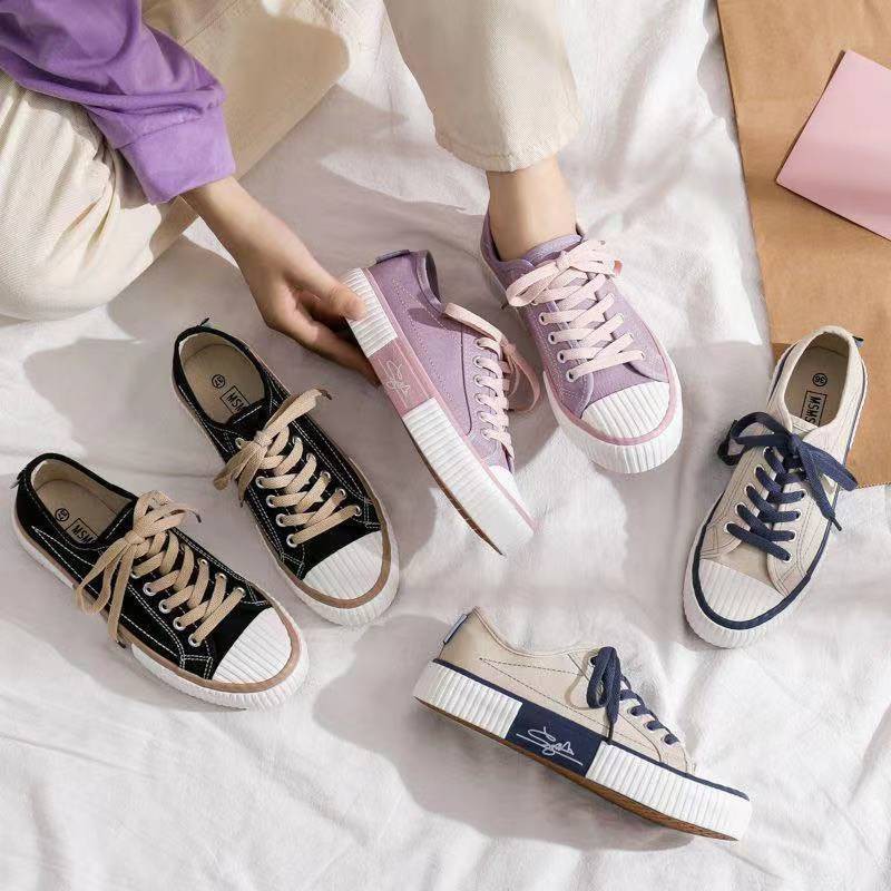 ( COD ) Sepatu Import Kanvas Sepatu Sekolah Sepatu Olahraga Sepatu Wanita Sepatu Premium