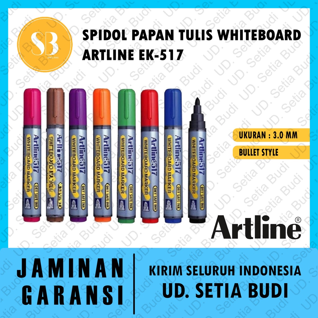 

Spidol Papan tulis Whiteboard Artline EK-517