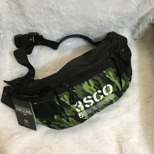 Tas Pinggang Waistbag Pria Original 3second Navy