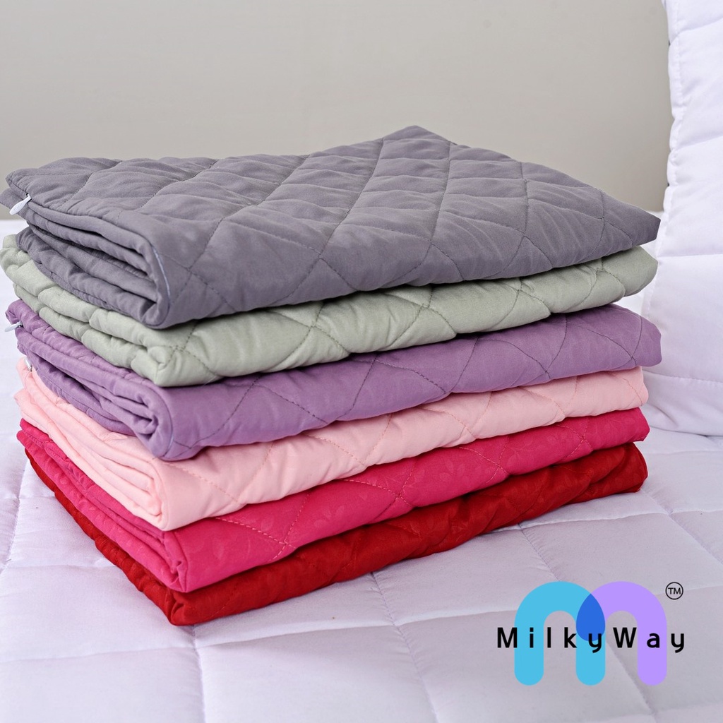 [MilkyWay] Sarung Guling Warna / Color Bolster Protector (1pcs)